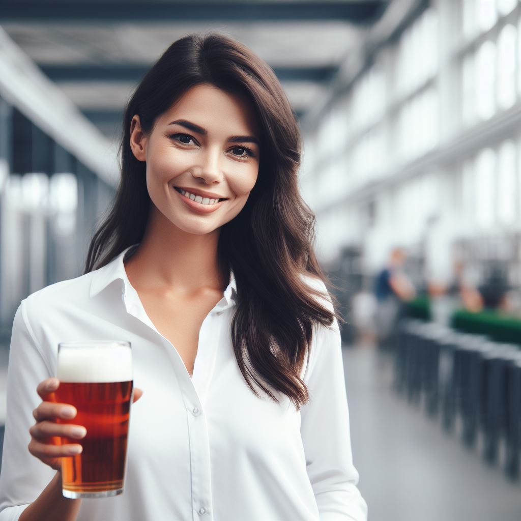 Photo of Hillgate Brewery owner Laura.